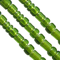 Silver fodrade glas Seed Beads