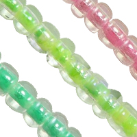 Colour Lined Glass Seed Beads