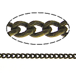 Brass Twist Oval Chain