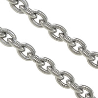 Rustfrit stål Oval Chain