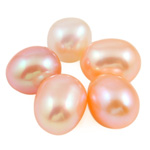 Perles nacres sans trou de culture d'eau douce