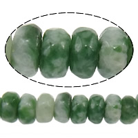 Green Spot Stone Beads