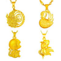 24 K arany színű aranyozott medál