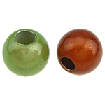 ABS-Kunststoff-Perlen, ABS Kunststoff, rund, gemischte Farben, 12mm, Bohrung:ca. 4mm, 630PCs/Tasche, verkauft von Tasche