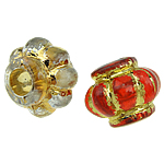 ABS-Kunststoff-Perlen, ABS Kunststoff, Laterne, gemischte Farben, 10x9mm, Bohrung:ca. 3.5mm, 1300PCs/Tasche, verkauft von Tasche