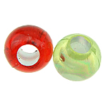 ABS plastic kralen, Drum, gemengde kleuren, 6x5mm, Gat:Ca 2.5mm, 6000pC's/Bag, Verkocht door Bag