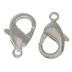 Brass Lobster Clasp platinum color plated lead & cadmium free Approx 2.2mm Sold By Bag