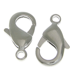 Brass Lobster Clasp platinum color plated lead & cadmium free Approx 1.5mm Sold By Bag