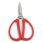 Scissors Stainless Steel reddish orange Sold By Lot