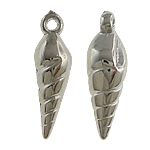 Copper Coated Plastic Pendant Teardrop platinum color plated nickel lead & cadmium free Approx 2.5mm Sold By Lot