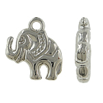 Copper Coated Plastic Pendant Animal platinum color plated nickel lead & cadmium free Approx 2.5mm Sold By Lot