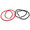 Cuerdas para Collares, cordón de nylon, plata esterlina cierre de anillo de primavera, color mixto, 3.50mm, longitud 18 Inch, 10PCs/Bolsa, Vendido por Bolsa