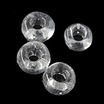 Micangas de vidro transparente, Missangas de vidro, Roda, limpo, 1.90x2mm, Buraco:Aprox 0.3mm, Aprox 15000PCs/Bag, vendido por Bag
