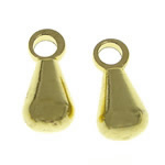 Messing hangers, Traan, gold plated, lood en cadmium vrij, 3x6mm, Gat:Ca 1.2mm, 3000pC's/Bag, Verkocht door Bag