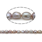 Barock odlad sötvattenspärla pärlor, Freshwater Pearl, ljuslila, Grade AA, 8-9mm, Hål:Ca 0.8mm, Såld Per 15 inch Strand