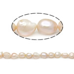 Bulvių išauginti gėlavandenių perlų karoliukai, Gėlo vandens perlų, Bulvė, natūralus, rožinis, Įvertinimas, 12-13mm, Skylė:Apytiksliai 0.8mm, Parduota už Apytiksliai 15 Inch Strand