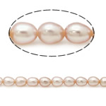 Cultured Rice Freshwater Pearl Beads natural pink Grade A 3.8-4.2mm Approx 0.8mm Sold Per 15 Inch Strand