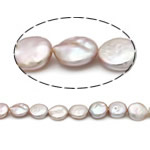 Pièce de culture des perles d'eau douce, perle d'eau douce cultivée, violet clair, grade AAA, 13-14mm, Trou:Environ 0.8mm, Vendu par 15 pouce brin