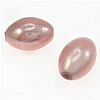 Perline in plastica ABS, ABS plastica, Ovale, rosa, 9x14mm, Foro:Appross. 2mm, 700PC/borsa, Venduto da borsa