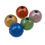 Perles miracles acryliques, Acrylique, Rond, couleurs mélangées, 8mm, Trou:Environ 2mm, 1750PC/sac, Vendu par sac