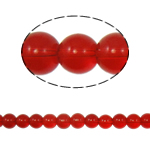 Contas de Cristal Redonda, Roda, vermelho cristal, 10mm, Buraco:Aprox 2mm, comprimento Aprox 11 inchaltura, 10vertentespraia/Bag, vendido por Bag