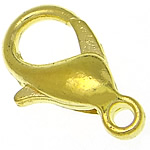 Zink Alloy hummer Lås, guldfärg pläterade, nickel, bly och kadmium gratis, 6x12x3.30mm, Hål:Ca 1.2mm, 2000PC/Bag, Säljs av Bag