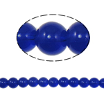Runde Kristallperlen, Kristall, tiefblau, 10mm, Bohrung:ca. 2mm, Länge 12 , 10SträngeStrang/Tasche, ca. 33PCs/Strang, verkauft von Tasche