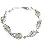 Freshwater Cultured Pearl Bracelet Freshwater Pearl with Zinc Alloy iron lobster clasp Sold Per 7.5 Inch Strand