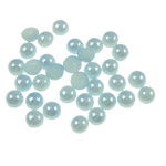 Plastic Cabochons Dome blue Sold By Bag