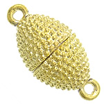 Zinc Alloy Magnetic Clasp Oval gold color plated single-strand nickel lead & cadmium free Approx 2mm Sold By Bag