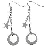 Stainless Steel Drop Earring original color 64.5mm  Length Approx 2.54 Inch Sold By Lot
