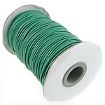 Cuerda Encerada, Cordón de cera, verde, 1.50mm, longitud 500 Yardpatio, 5PCs/Grupo, 100/UD, Vendido por Grupo