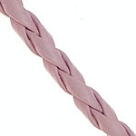 Koža kabel, PU, roze, 3mm, Dužina 100 dvorište, Prodano By Lot
