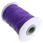 Cuerda Encerada, Cordón de cera, Púrpura, 2mm, 5PCs/Grupo, 100patiospatio/UD, Vendido por Grupo
