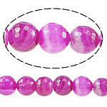 Natural Rose Agate Beads, Round, faceted, 12mm, Hole:Approx 1.2mm, Length:Approx 15.5 Inch, 5Strands/Lot, Sold By Lot
