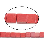 Coral Beads Cube red Approx 1mm Approx Sold Per Approx 16 Inch Strand