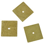 Brass Gasket Square original color lead & cadmium free Approx 0.5mm Sold By Bag