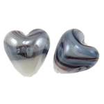 Pozlaćeni lampwork perle, Srce, 20x15mm, Rupa:Približno 2mm, 100računala/Torba, Prodano By Torba