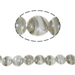 Plattierte Lampwork Perlen, flache Runde, 20x21x11mm, Bohrung:ca. 2mm, 100PCs/Tasche, verkauft von Tasche