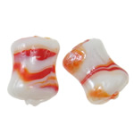 Plated Lampwork Beads Round Tube Approx 2mm Sold By Bag