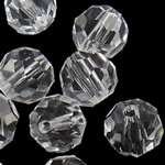 CRYSTALLIZED™ Crystal Pärlor, Rund, olika storlek för val, Kristall, Hål:Ca 1mm, 50PC/Bag, Säljs av Bag