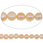 Baroko Kultūringas gėlavandenių perlų karoliukai, Gėlo vandens perlų, rožinis, Įvertinimas A., 10-11mm, Skylė:Apytiksliai 0.8mm, Parduota už 15.5 Inch Strand