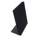 Velveteen örhänge, med Trä, Rektangel, svart, 20x25cm, 10cm, 5PC/Lot, Säljs av Lot