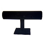 Velveteen Armband Display, med Gummi & Järn, Rack, svart, 140-150x230-240x40-50mm, 5PC/Lot, Säljs av Lot