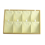 Multi Purpose Display PU Leather Rectangle yellow Sold By Lot