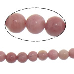 Rhodonite Beads, Runde, naturlig, 4mm, Hole:Ca. 0.8mm, Længde Ca. 15 inch, 5Strands/Lot, Ca. 90pc'er/Strand, Solgt af Lot