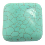 Natural Turquoise Cabochon Square flat back turquoise blue Sold By Lot