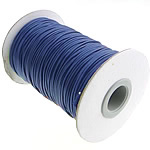 Cuerda Encerada, Cordón de cera, azul oscuro, 1.50mm, longitud 500 Yardpatio, 5PCs/Grupo, 100/UD, Vendido por Grupo