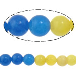 Natural Marble Beads Round mixed colors 4mm Approx 0.8mm Length Approx 15.5 Inch Approx Sold By Lot
