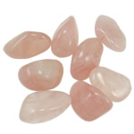 Composant de pendentif en pierre précieuse, quartz rose, naturel, 20-35mm, Vendu par kg